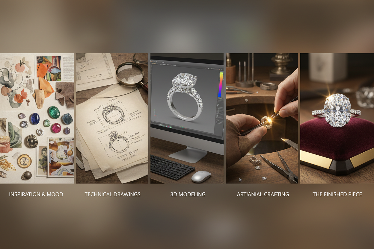 Custom Jewelry Design: From Inspiration to Finished Piece