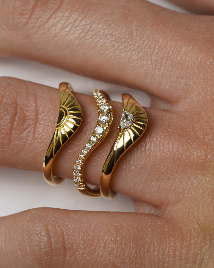 Plain Curved Wedding Band