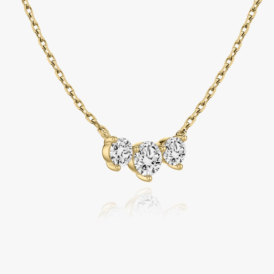 1.0 TCW Round F/VS Lab Grown Diamond Necklace