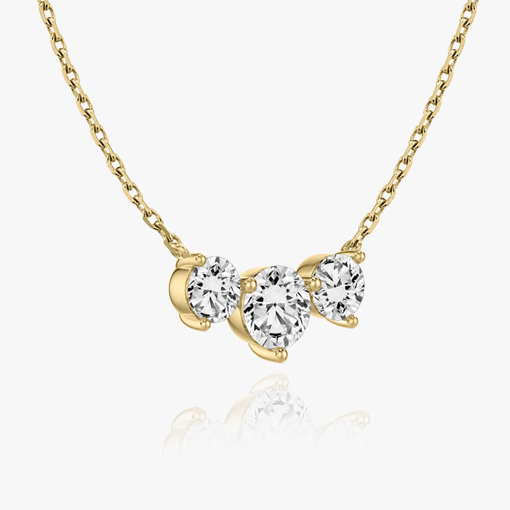 2.0 TCW Round F/VS Lab Grown Diamond Necklace