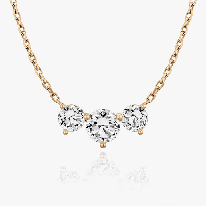 2.0 TCW Round F/VS Lab Grown Diamond Necklace