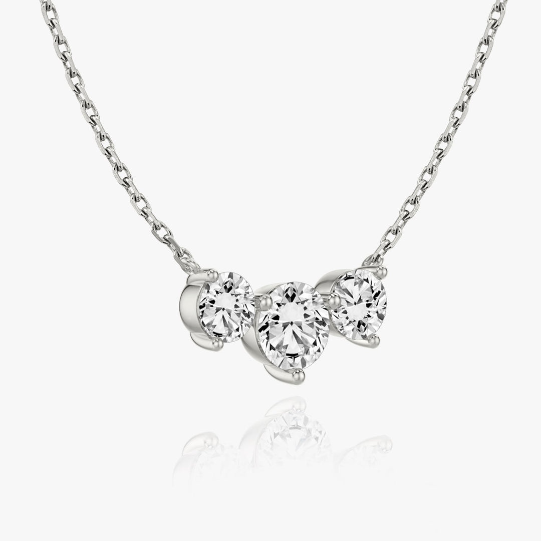 2.0 TCW Round F/VS Lab Grown Diamond Necklace