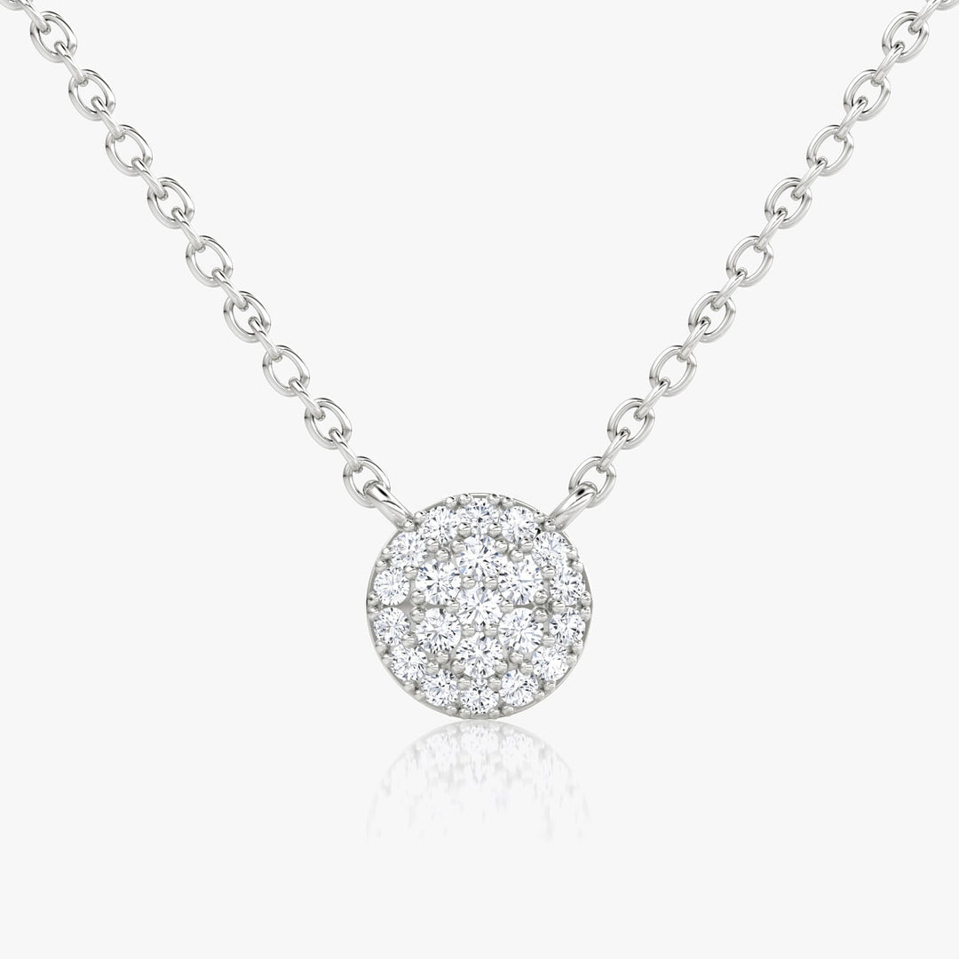 0.12 TCW Round F/VS Lab Grown Diamond Necklace