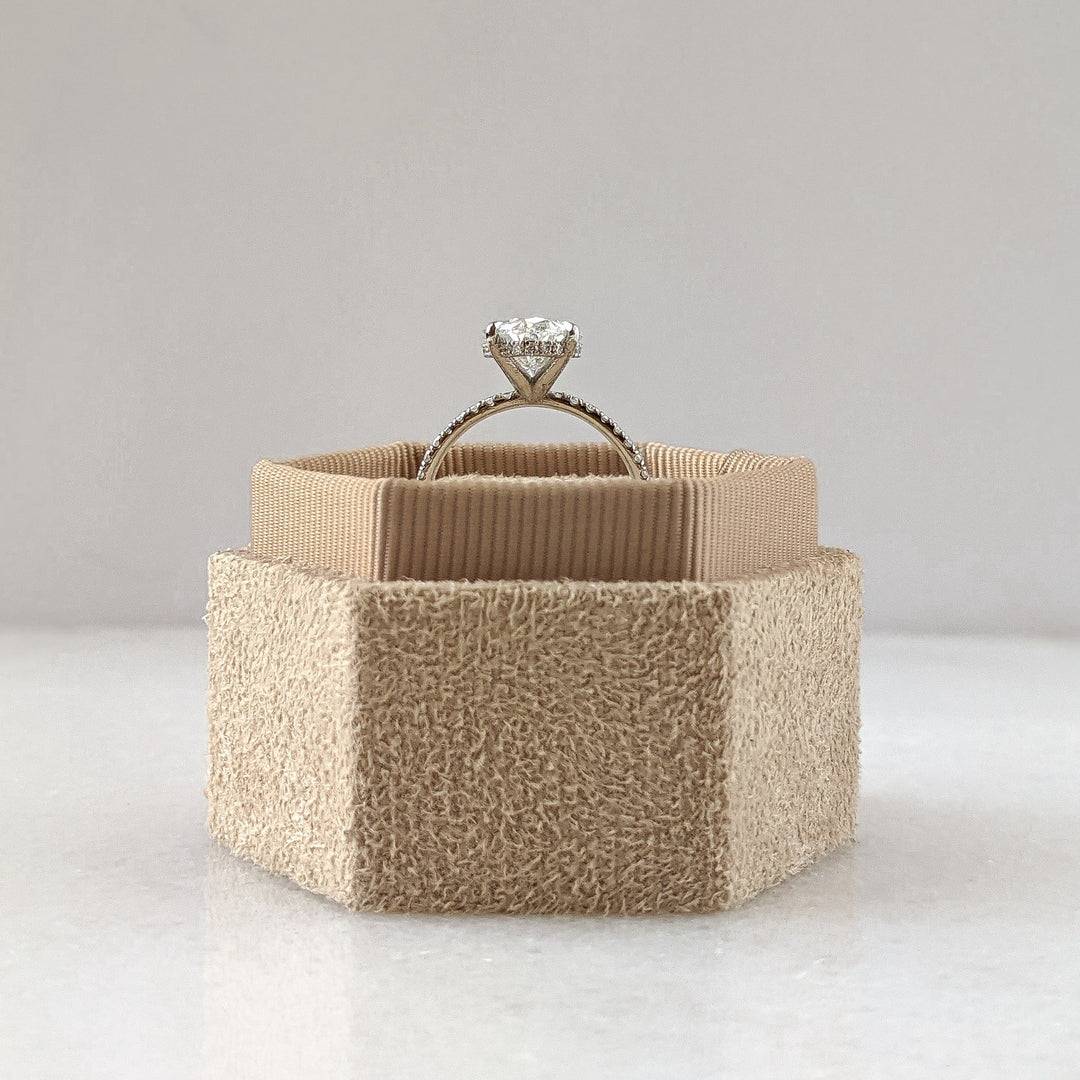 2.0 CT-4.0 CT Oval Diamond Pave Engagement Ring