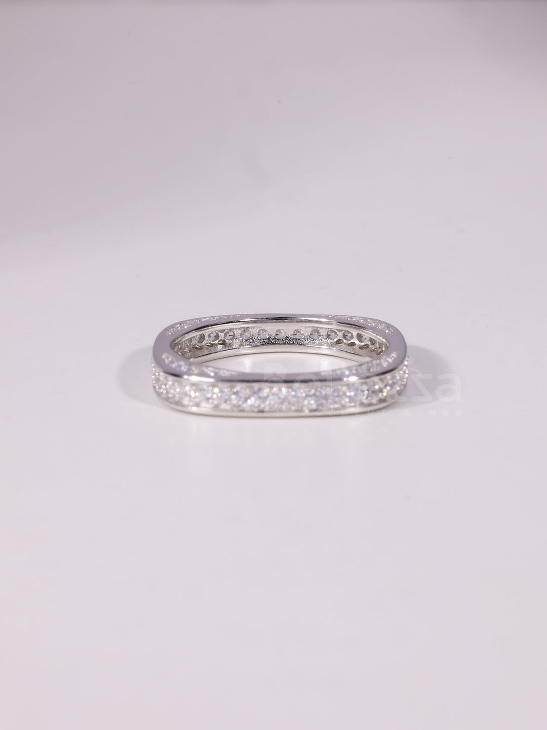 0.50TCW Round Cut Unique Eternity Wedding Band For Her