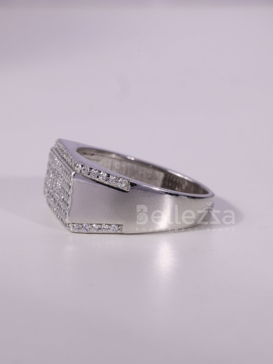 1.20TCW Round Cut Cluster Diamond Unique Classy Men's Wedding Ring