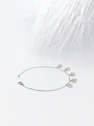 4.0ct Mix Shape Moissanite Bezel Set Diamond Bracelet For Her