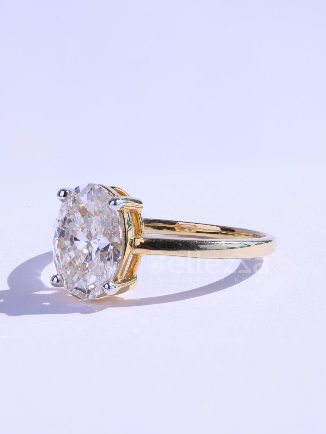 1.50CT Oval Cut Solitaire Diamond Moissanite Timeless Engagement Ring