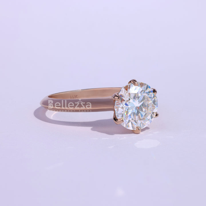 1.50CT Round Cut Solitaire Engagement Ring - Ready To Ship