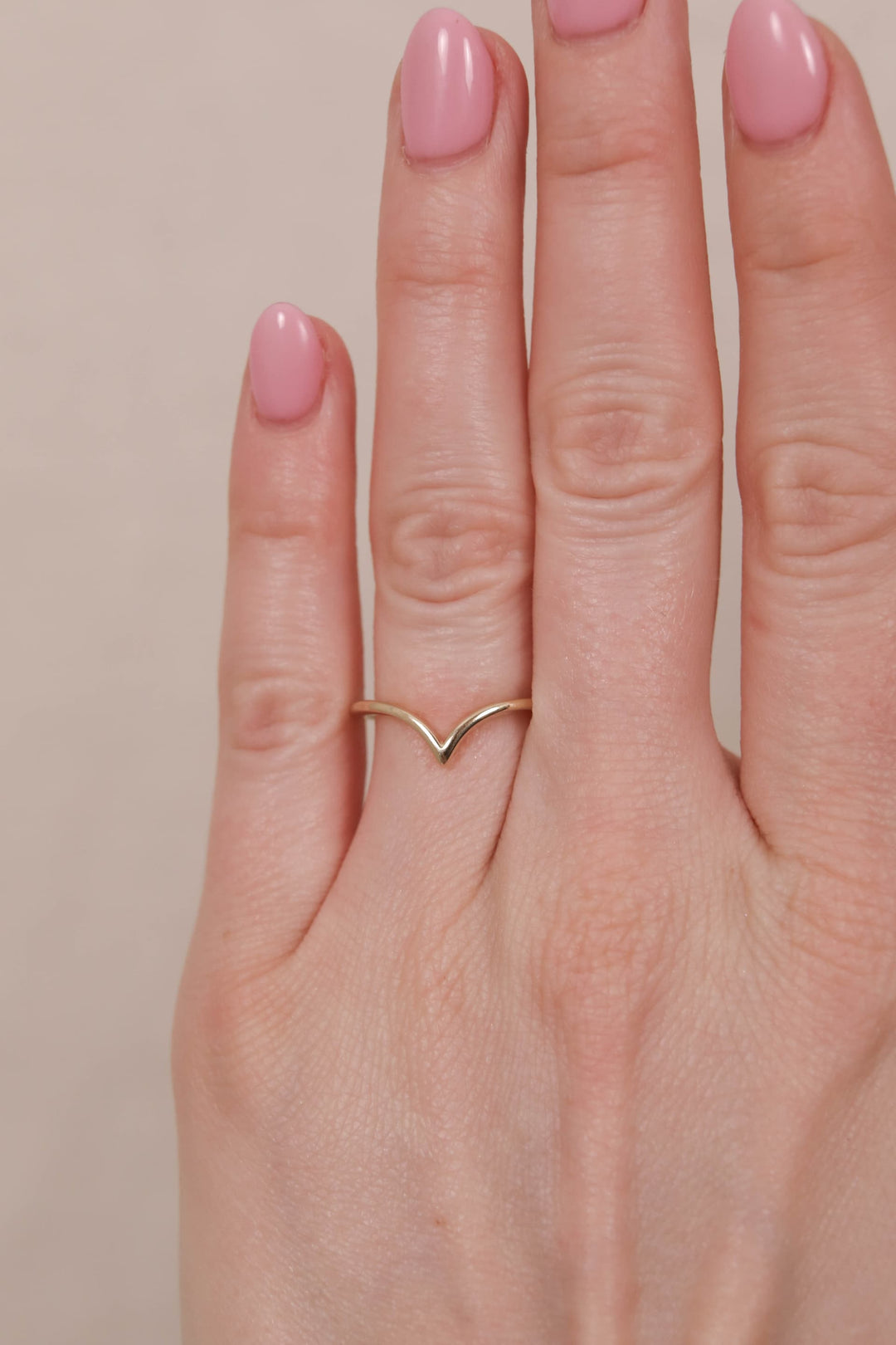 Plain Band Curved Wedding Band