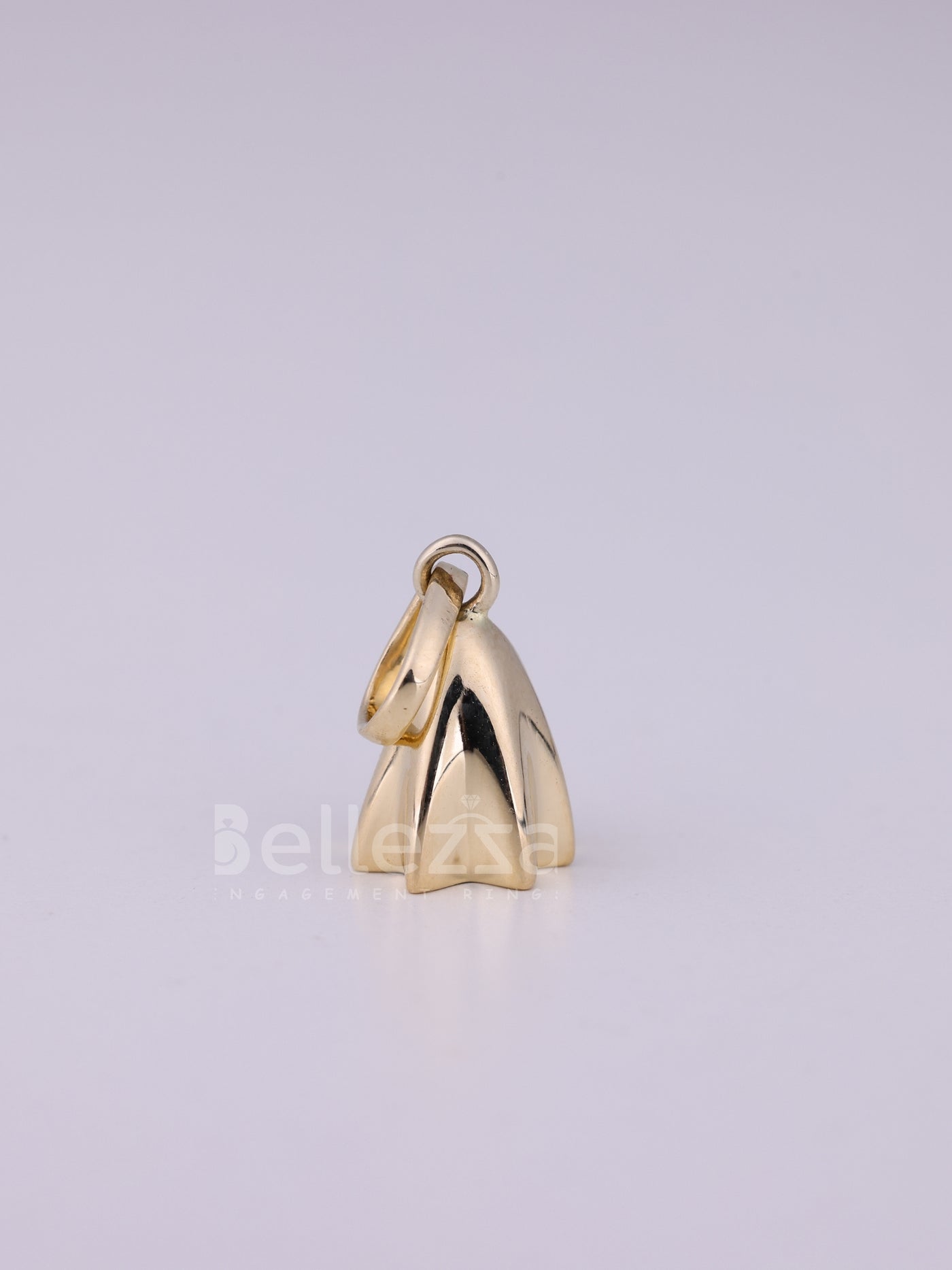 14K/18K Solid Gold Ghost Pendant Necklace For Her