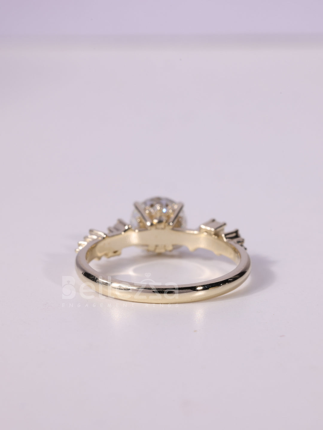 1.0CT-2.0CT Round Brilliant Cut Cluster Diamond Engagement Ring