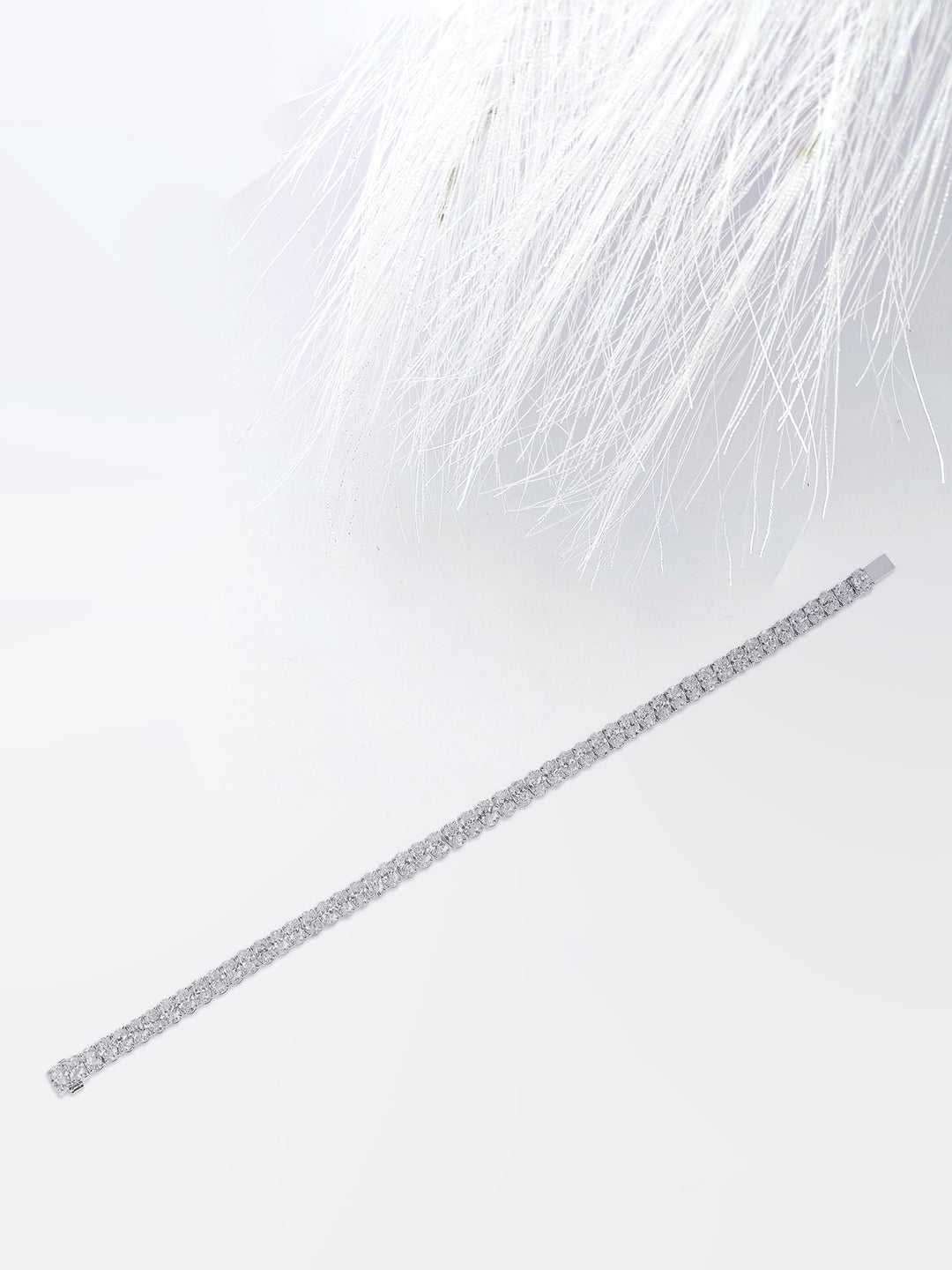 9.8ct Oval Cut Tennis Moissanite Diamond Bracelet For Women