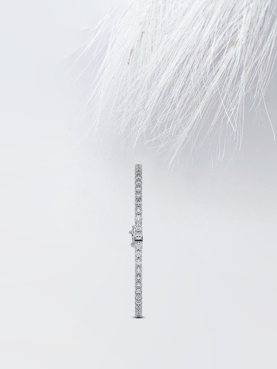 3.0ct Round Cut Tennis Moissanite Diamond Bracelet For Women