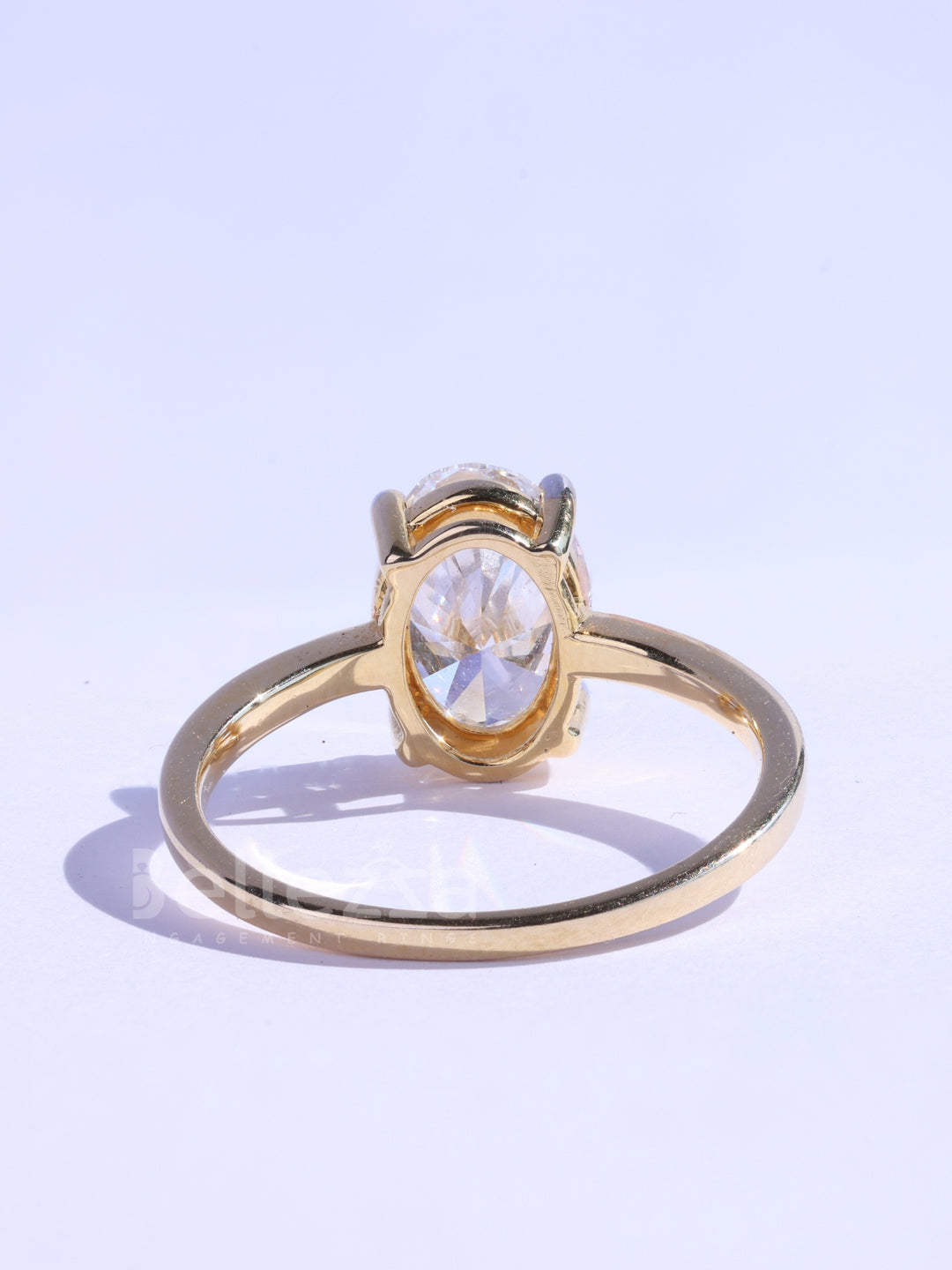 1.50CT Oval Cut Solitaire Diamond Moissanite Timeless Engagement Ring