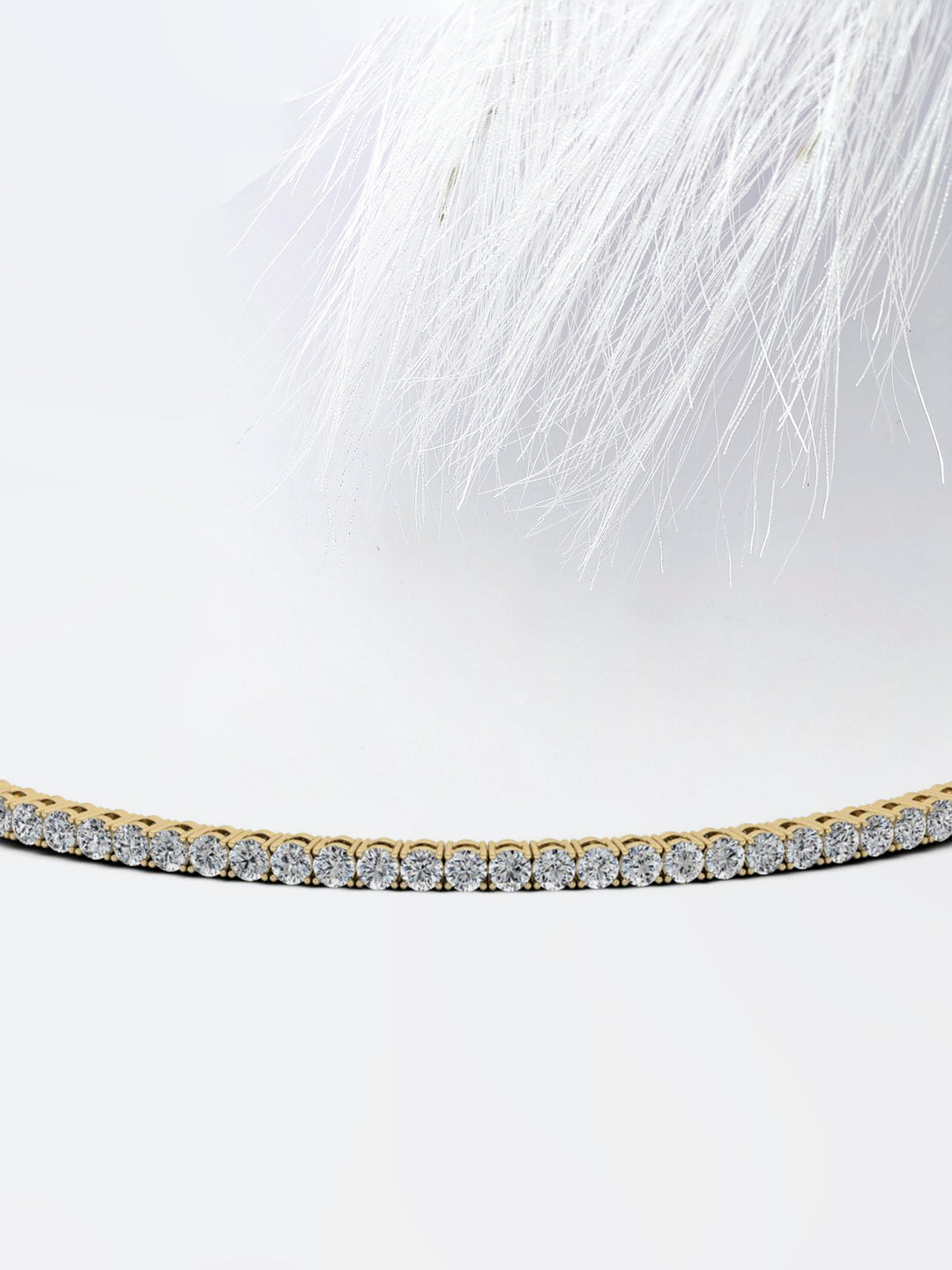 2.5 Round Cut Tennis Moissanite Diamond Bracelet For Women