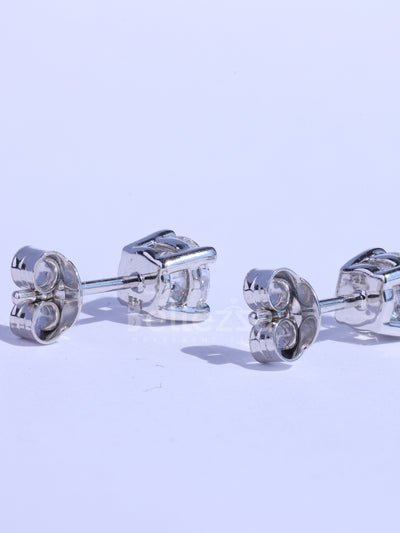 1.0TCW Round Cut Diamond Moissanite Daily Wear Stud Earrings