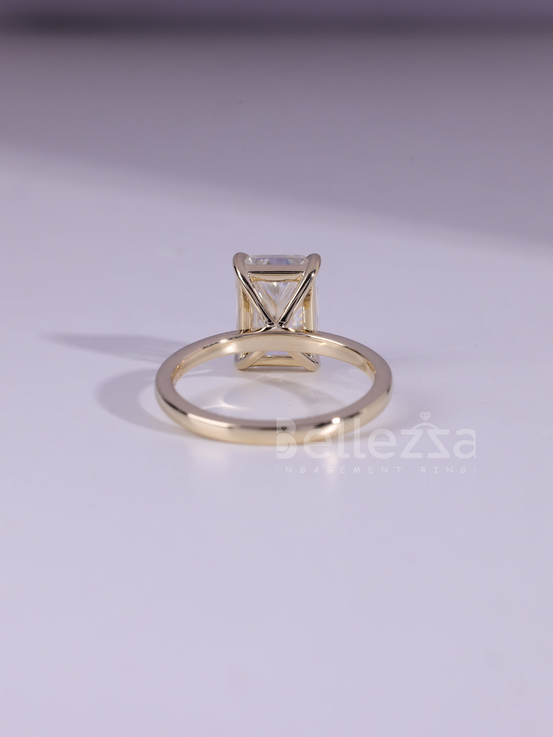 1.50CT Radiant Cut Diamond Solitaire Moissanite Engagement Ring