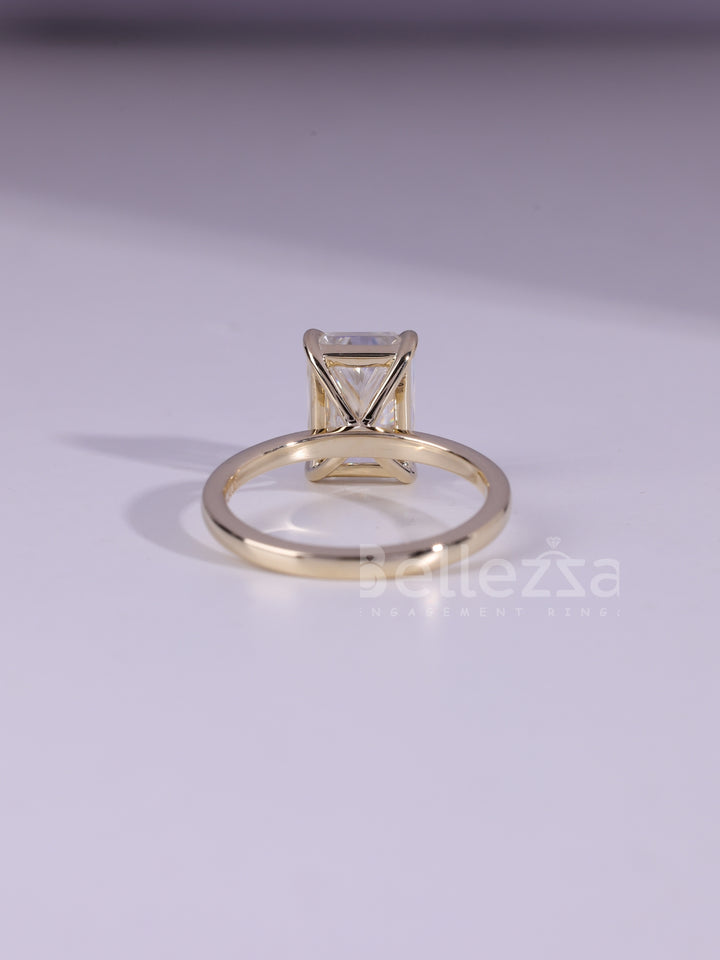 1.50CT Radiant Cut Diamond Solitaire Moissanite Engagement Ring