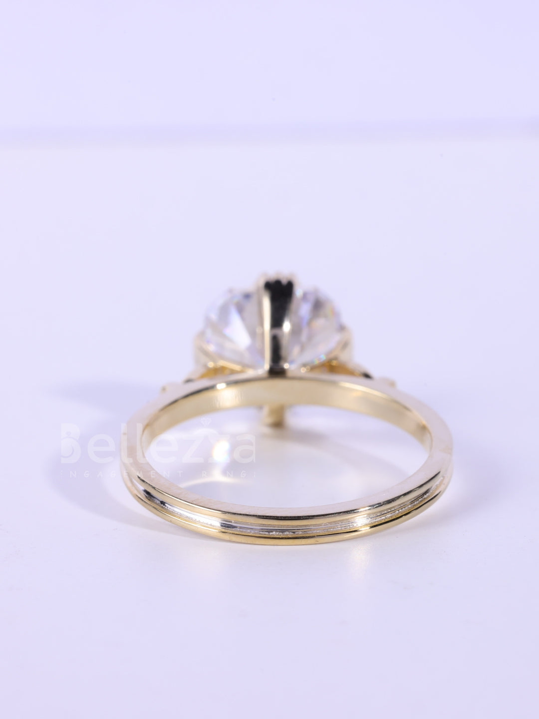 3.0CT-4.0CT Asscher Cut DImaond Unique Engagement Ring