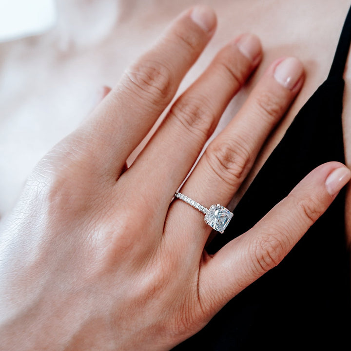 cushion-shaped-moissanite-hidden-halo-engagement-ring