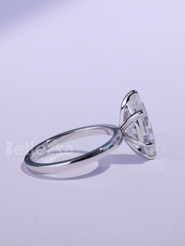 2.0CT-3.0CT Marquise Cut Classic Solitaire Engagement Ring