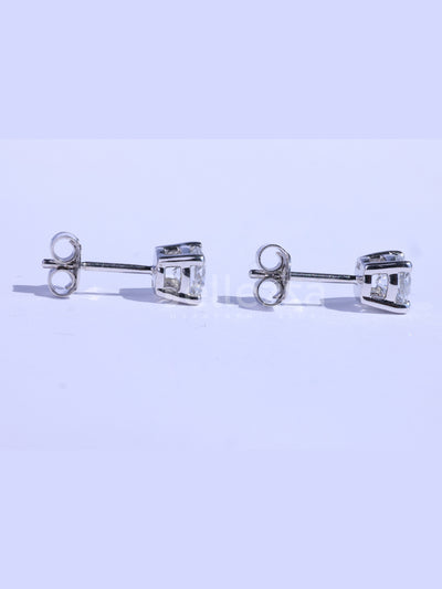 1.0TCW Round Cut Diamond Moissanite Daily Wear Stud Earrings
