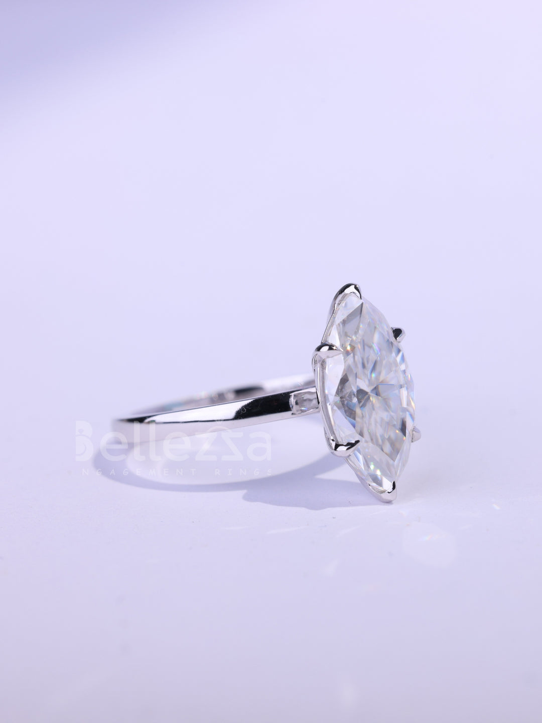 2.0CT-3.0CT Marquise Cut Classic Solitaire Engagement Ring
