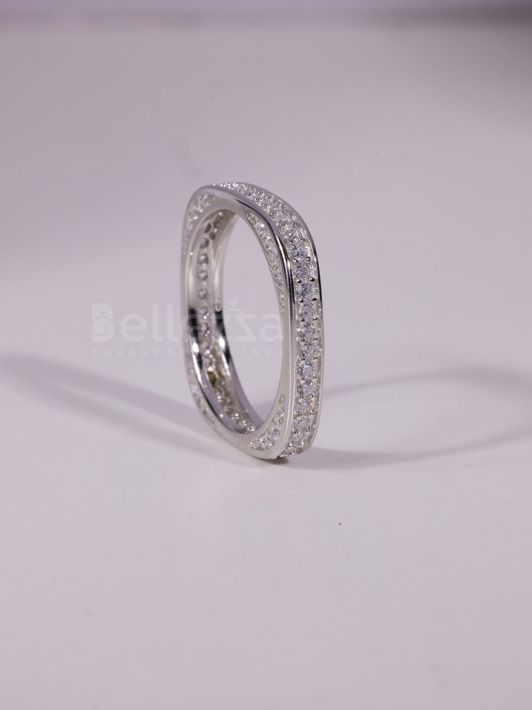 0.50TCW Round Cut Unique Eternity Wedding Band For Her