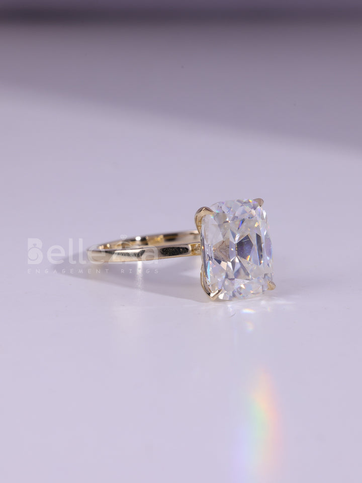 1.50CT Elongated Cushion Cut Solitaire Engagement Ring
