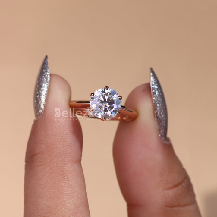 1.50CT Round Cut Solitaire Engagement Ring - Ready To Ship