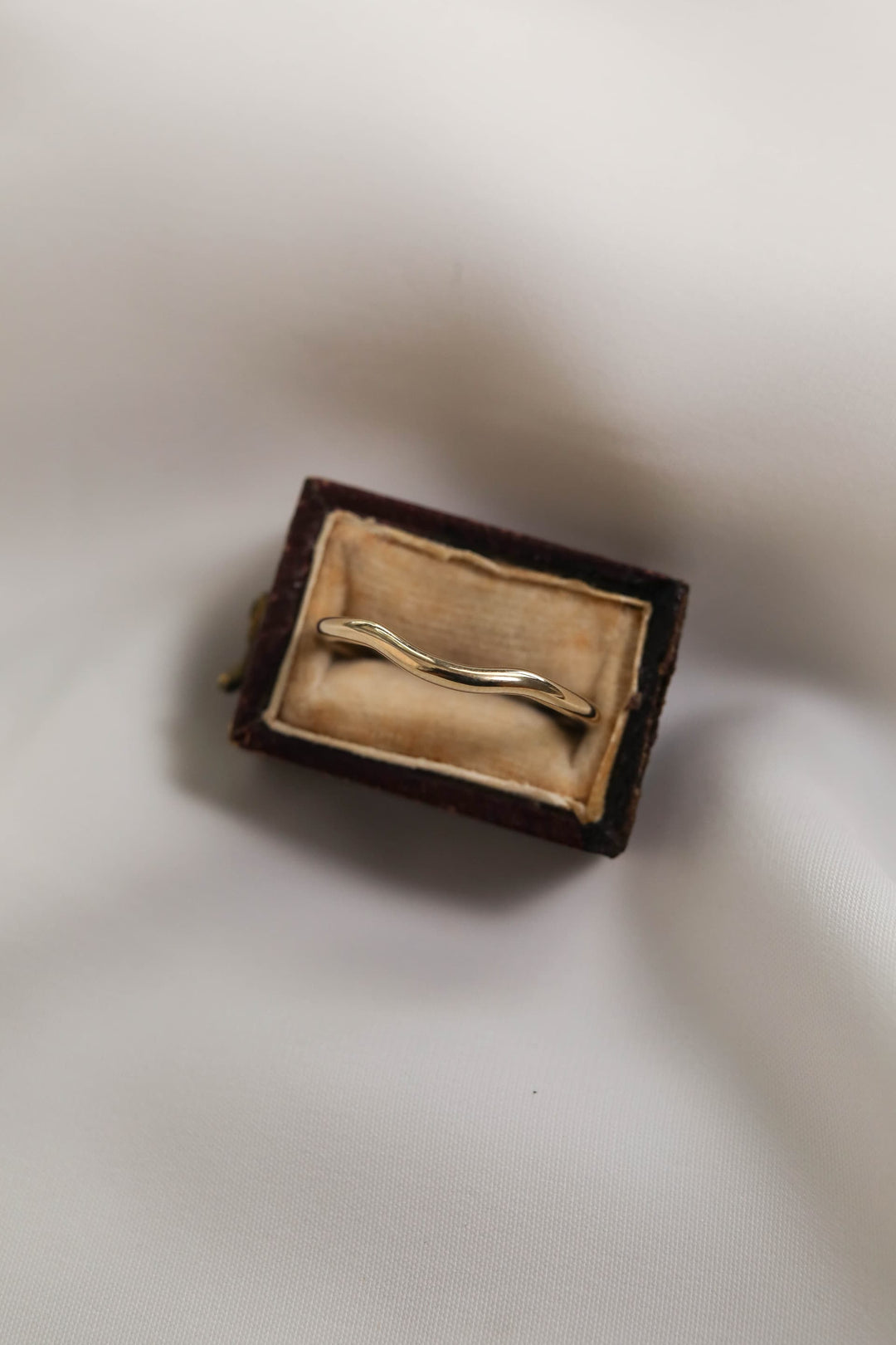Plain Band Curved Wedding Band