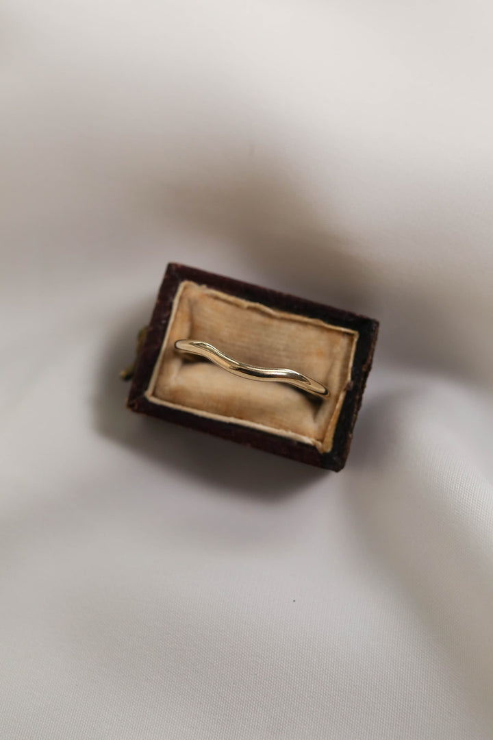 Plain Band Curved Wedding Band