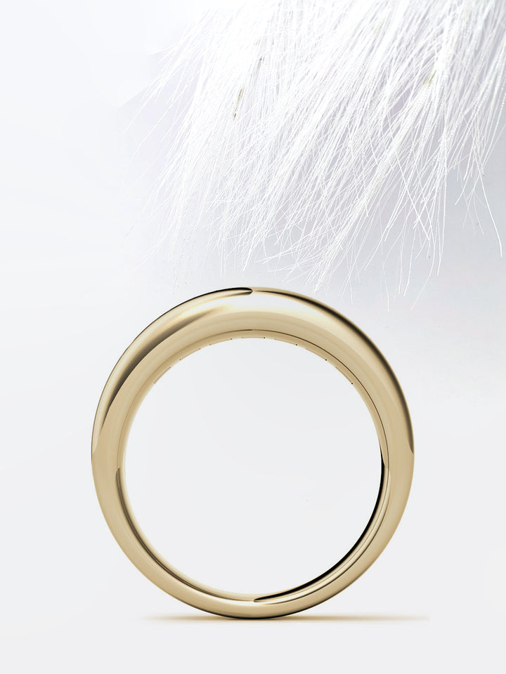 Princess Cut Seven Stone Moissanite Men's Diamond Wedding Band