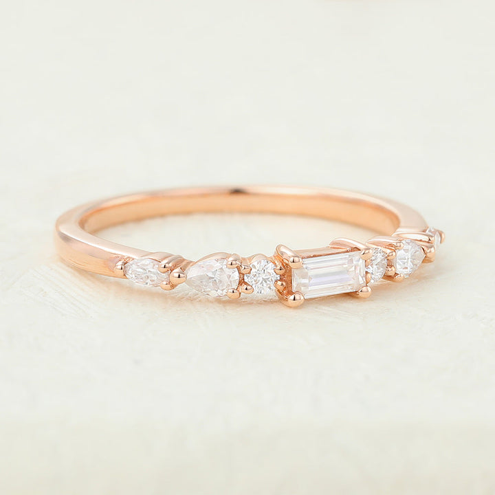 pear-baguette-marquise-round-shaped-moissanite-multi-stone-wedding-band