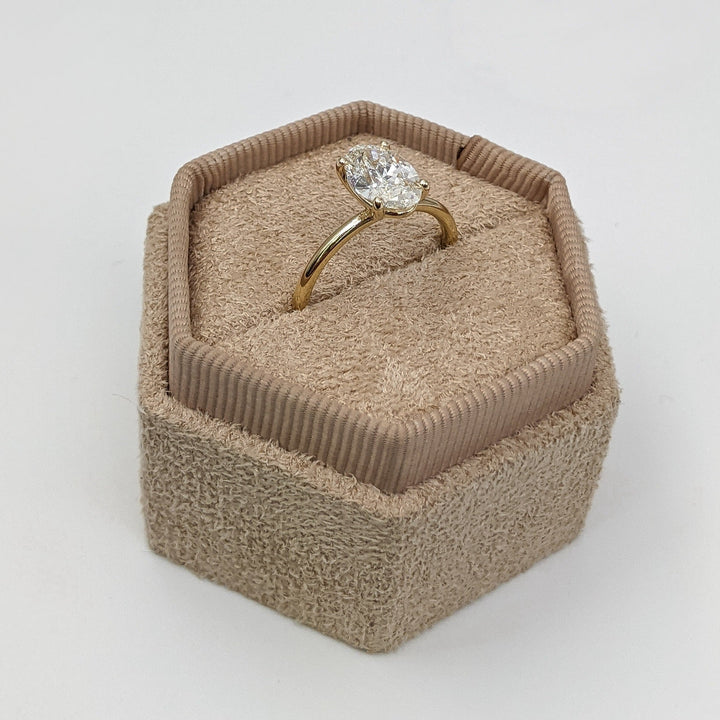 1.50-3.50 CT Oval Diamond Solitaire Engagement Ring