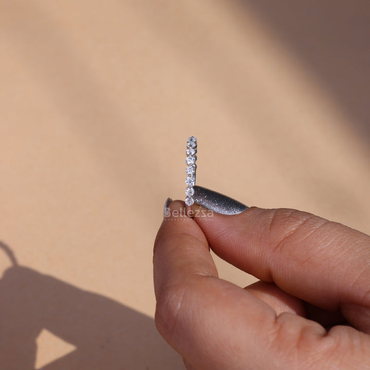 0.50TCW Round Brilliant Diamond Wedding Band - Ready to Ship