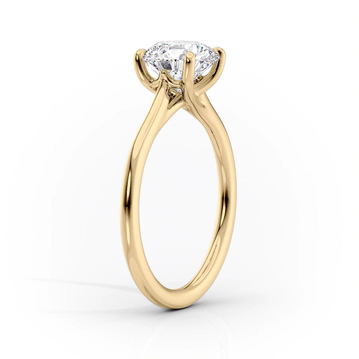 1.50-3.50  CT Pear  Lab Grown Diamond Solitaire Engagement Ring