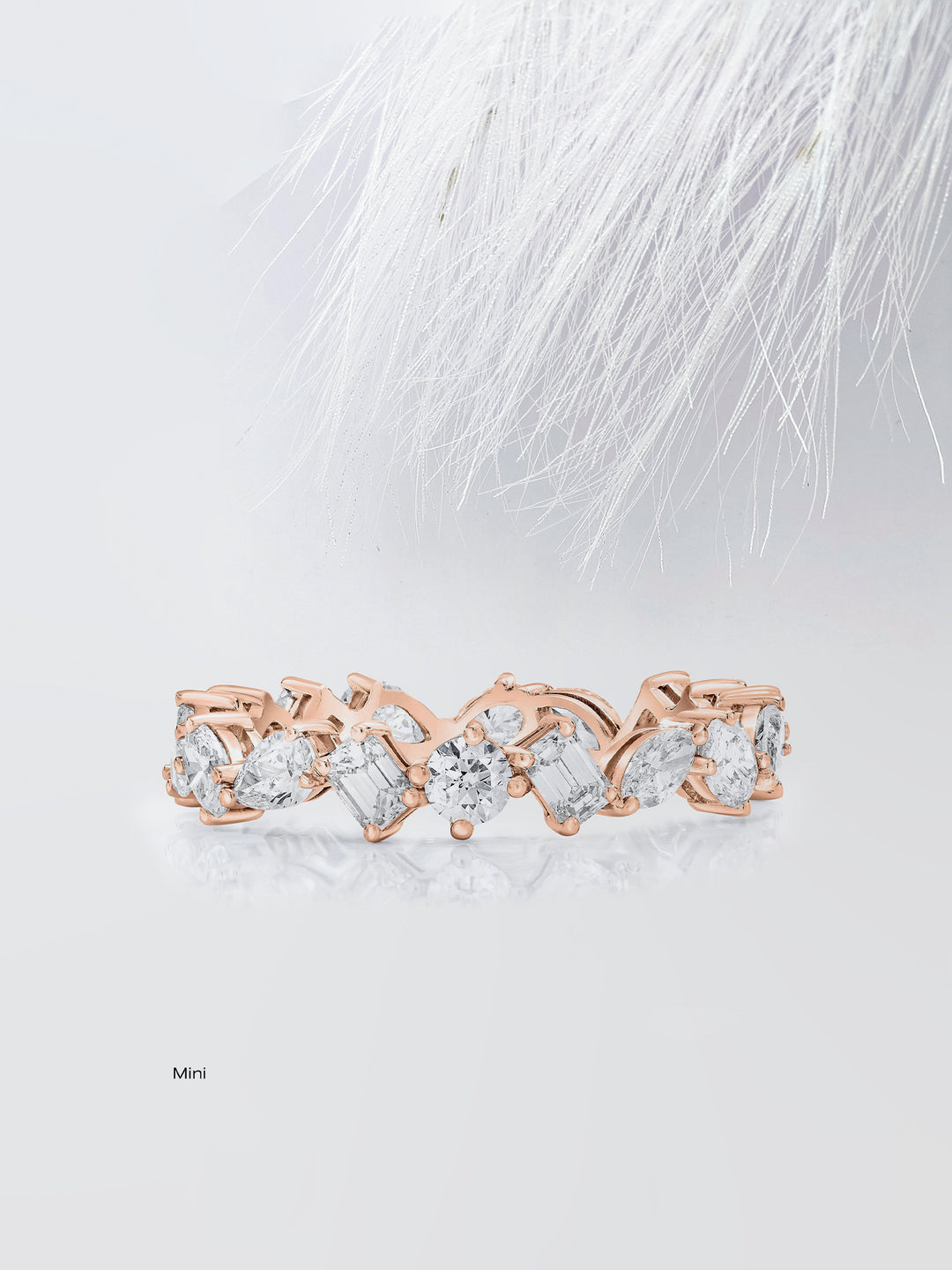 Mixed Shape Eternity Diamond Wedding Band For Women