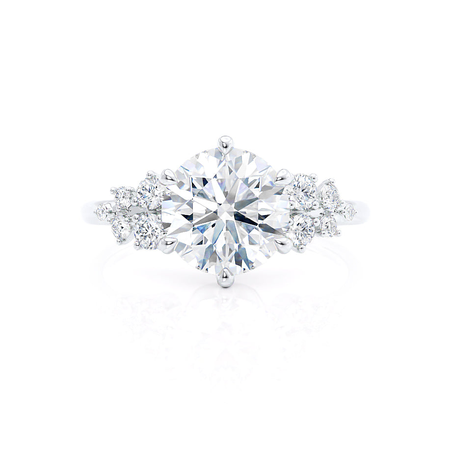 round-cut-moissanite-cluster-style-engagement-ring