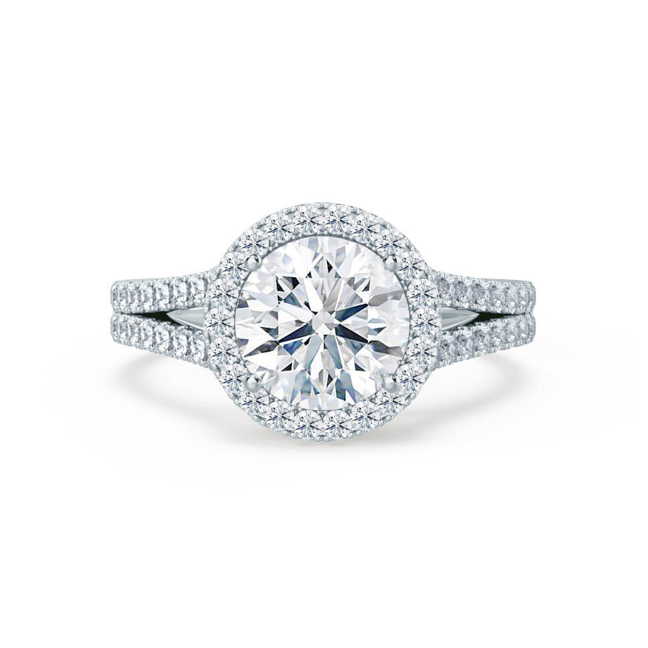 round-shaped-moissanite-halo-split-shank-style-engagement-ring-3