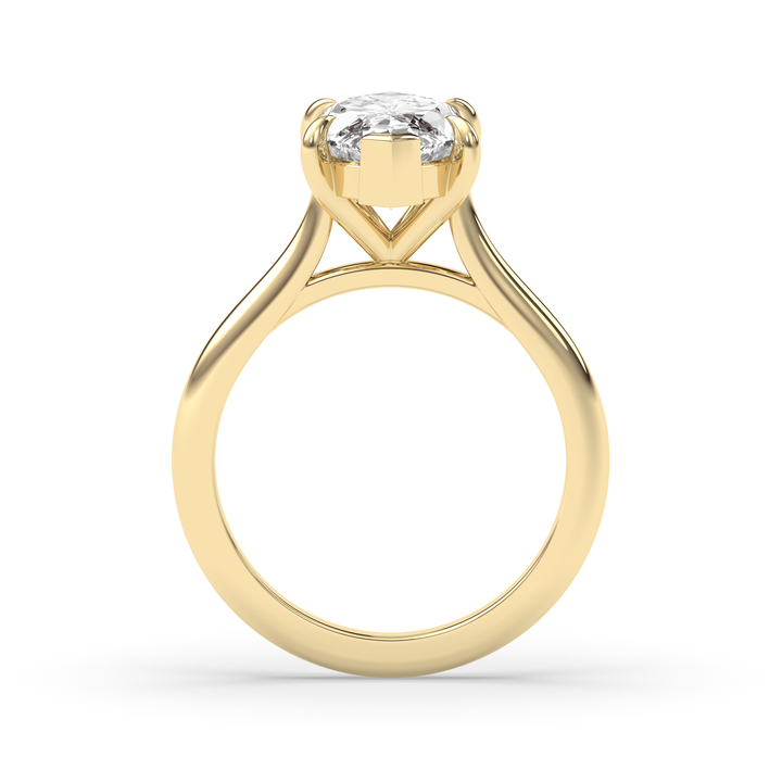 1.0-3.0 CT Marquise Diamond Solitaire Engagement Ring