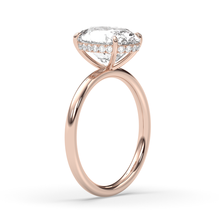 1.0-3.0 CT Oval Diamond Engagement Ring
