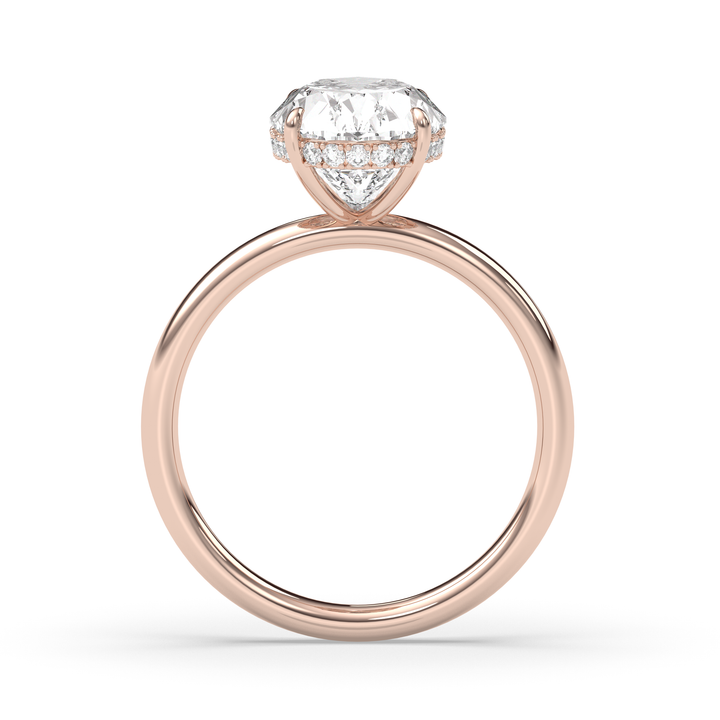 1.0-3.0 CT Oval Diamond Engagement Ring