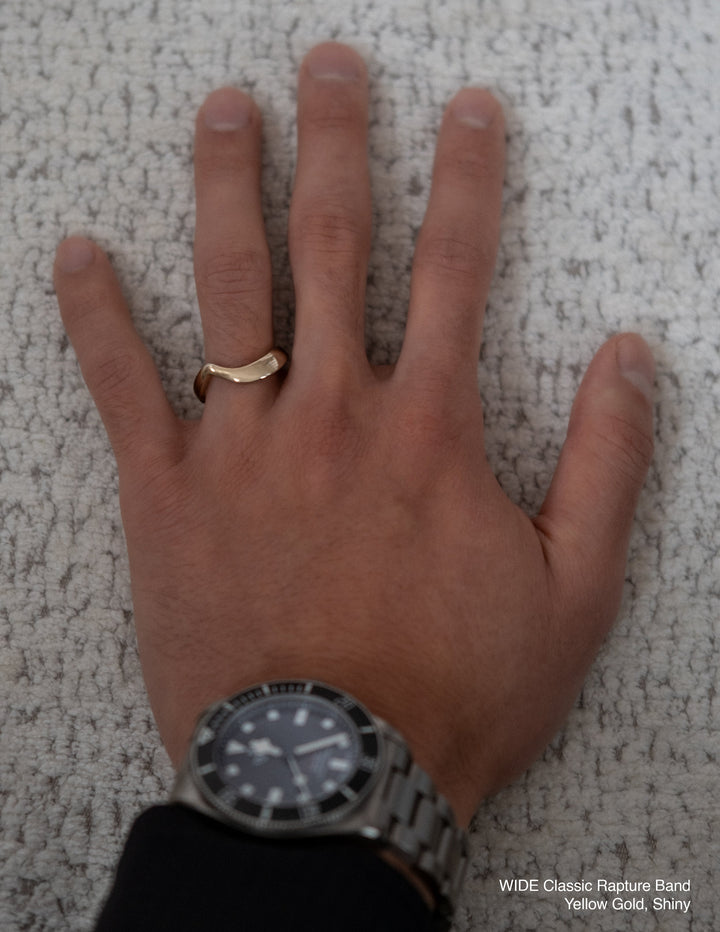 Wide Classic Wedding Band For Men