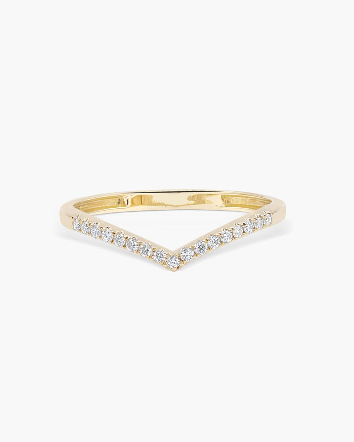 0.14 CT Round EF-VVS Diamond Swirl Wedding Band