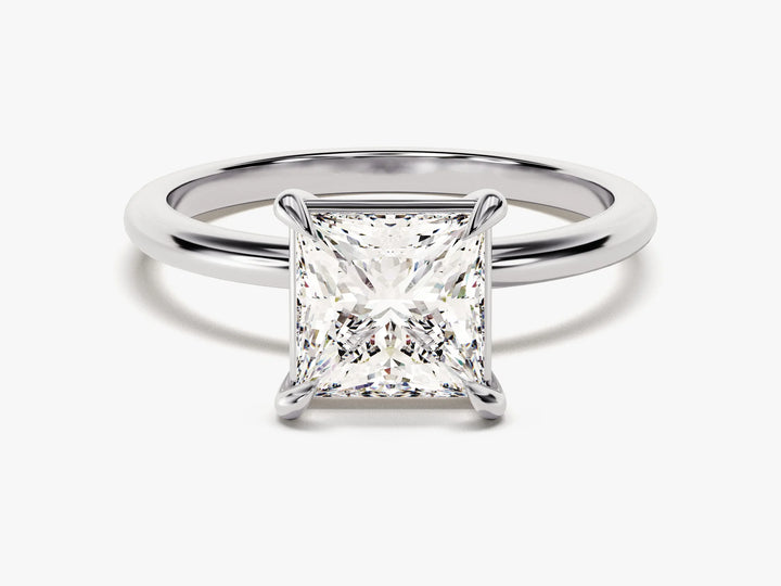1.50CT Princess Diamond Solitaire Moissanite Engagement Ring