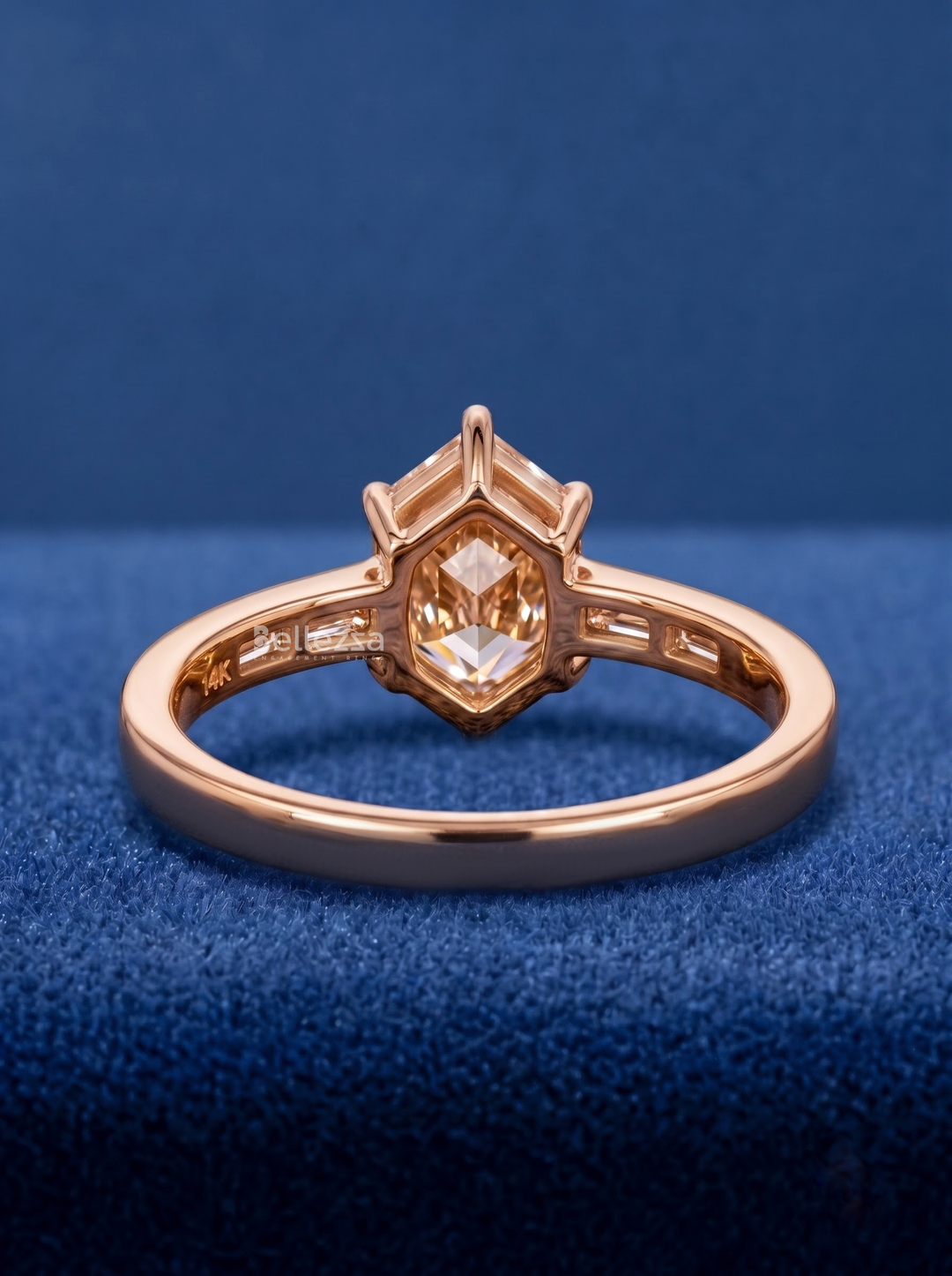 2.50CT Dutch Marquise Lab Grown Diamond Channel Set Engagement Ring For Her