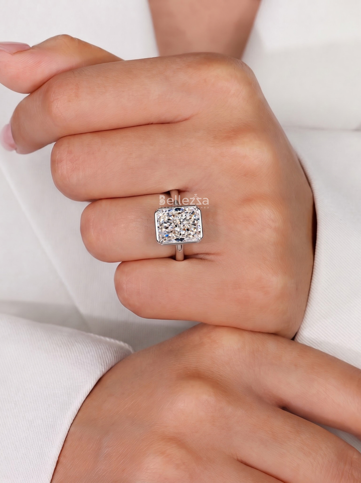 2.50CT Modern Radiant Diamond Engagement Ring For Her
