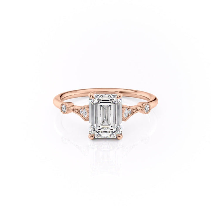 1-91-ct-emerald-cut-solitaire-milgrain-pave-set-moissanite-engagement-ring